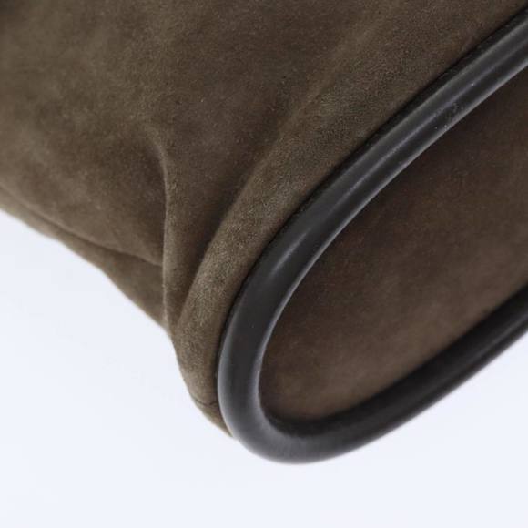 GUCCI Shoulder Bag Suede Brown Gold 002 2853 0465 0 Auth bs18498 - Picture 14 of 16